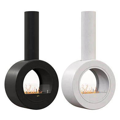 Bioethanol hanging fireplace incycle