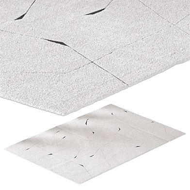 liling Giorgetti White rug
