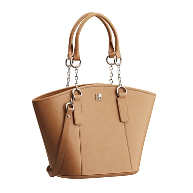Leather shoulder bag cross