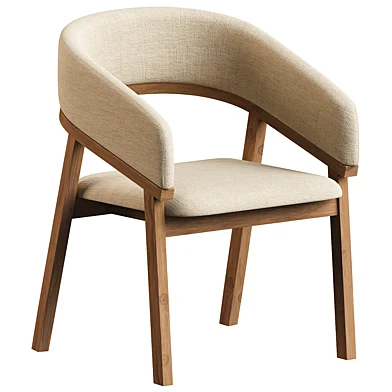 Mid century modern gray chair
