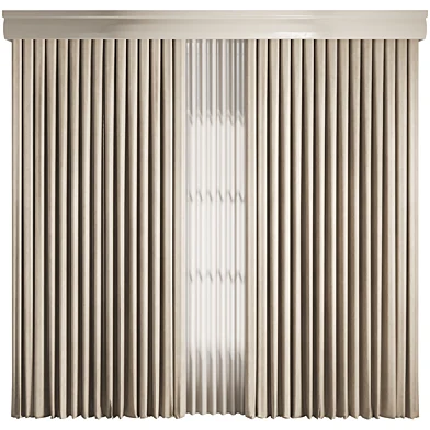 Silk and Leather Curtain 01