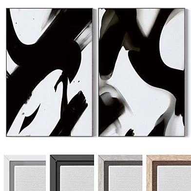 Set of large wall paintings 3334