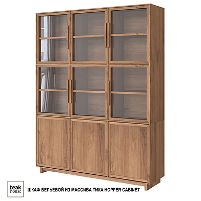 Шкаф бельевой из массива тика HOPPER CABINET