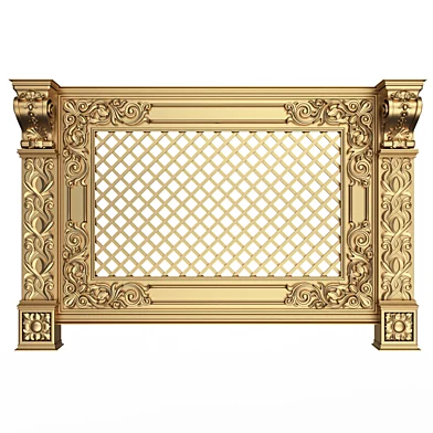 Radiator Cover Decorative Screening Grille Panel 04