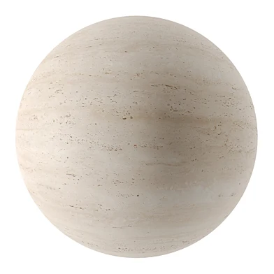 Travertine material