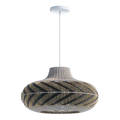 Wicker Rattan  Shaped Arrow Pendant Lamp