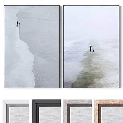 Set of large wall paintings 3353