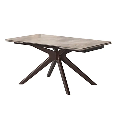 Стол EDER 160 Gloss Amber Jade Solid Ceramic