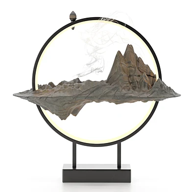 decorative incense holder with light