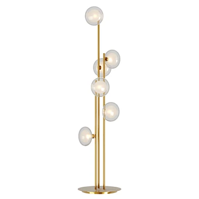 Triple Iron Pole Floor Lamp