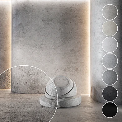 Decorative plaster | Concrete set (seamless) | 44