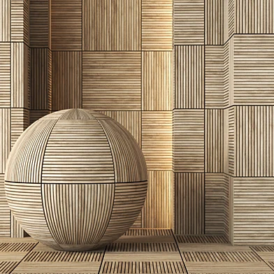 Decorative Wood Panel Texture 4K - Seamless