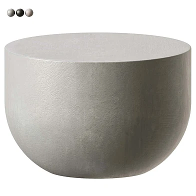 Garbet cement coffee table and side table