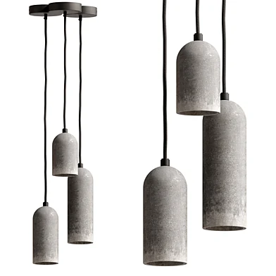 Pendant Minimalist Round Concrete Lamp