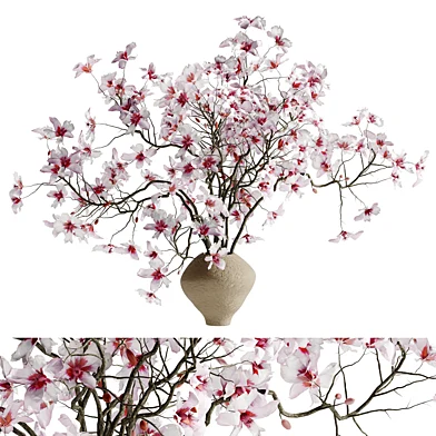 Insert Clay Pot Red Bouquet