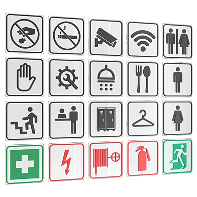 Information Signs Set 009