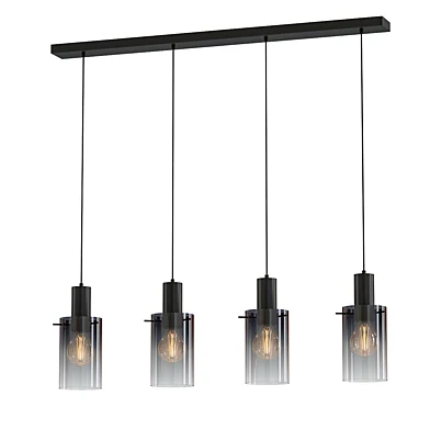 Lashunna 4 Light Black Kitchen Island Pendant
