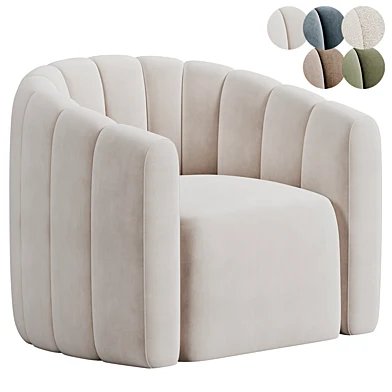 Pumpkin Shape Swivel Sofa Chair | Кресло