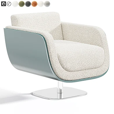 Plume Swivel Armchair