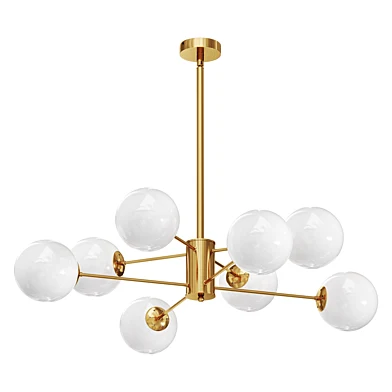 KCO Lighting 8 Light Glass Sputnik Chandelier