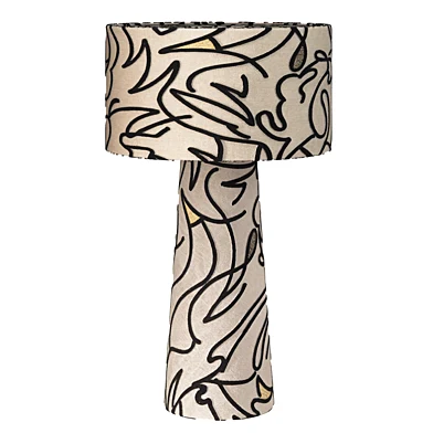 Anamorphose fabric lamp