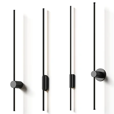 Black strip lamps