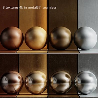 8 textures 4k in metal37 seamless