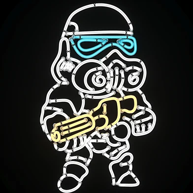 neon set 17 Stormtrooper