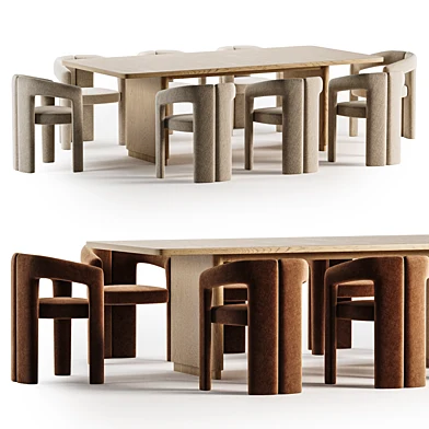 Dudet Chair and rina table