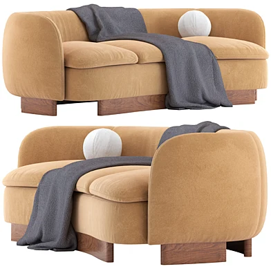CB2 Muir Curved Sofa