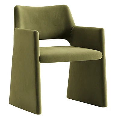 Foley Faux Mohair Dining Armchair