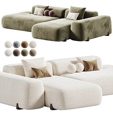 Corner sofa KAUNAS modular by Gianfranco 1