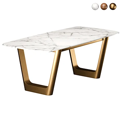 Saint Germain Stone Dining Table with Rennes Base SR