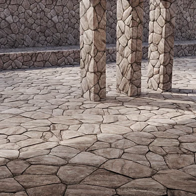 H138 Stone Tiles | PBR | 4K | Seamless | +SBSAR