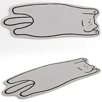 Прикроватный Кот Ковер