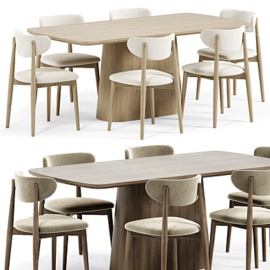 Torvall Chair, Maunt Dining Table