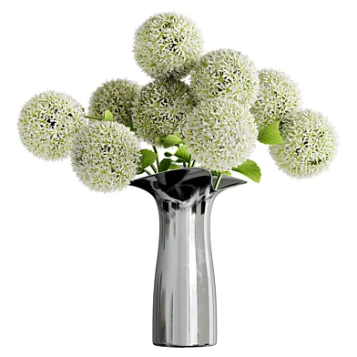 Ball Fruit Bouquet in Stainless Steel Vase29