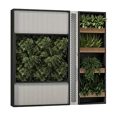 Indoor Plants In Standing Vertical shelf_Green Wall 156