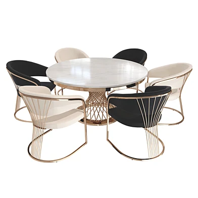 Inmod Sanders Dining Table and Chair
