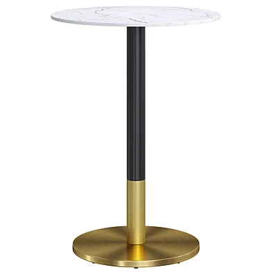 Bar Table Orbit Restaurant Round - Porcelain By Westelm