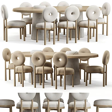 baba oblong dining table