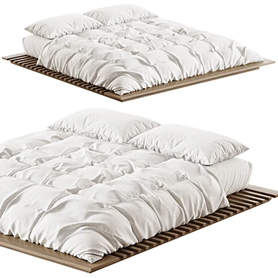 Japandi bed Minimalist Zen House