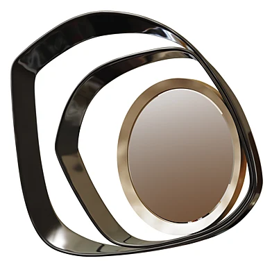 Matrix Mirror in Black Pen Shell R&Y Augousti