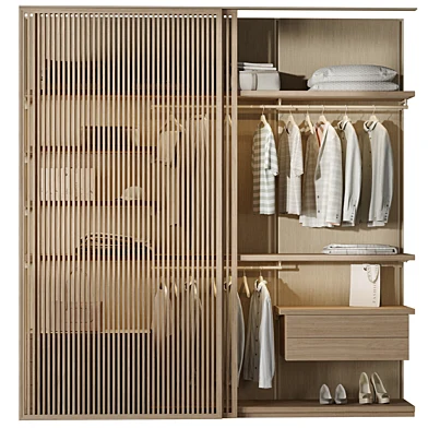 Wardrobe system system with sliding doors