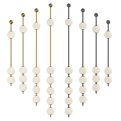 Vertical Globe Wall Lamp