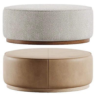 Aldora Round Ottoman