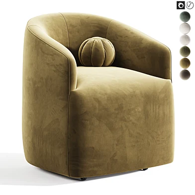 Alto Dining Chair Velvet Olive