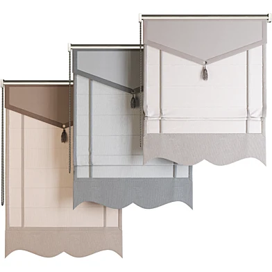 Roman Blinds Curtain Set 044