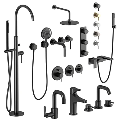 faucet and shower omnires set 07