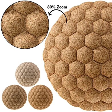 Wood Waste & Cocoa Husks - Acoustic Wall Tile